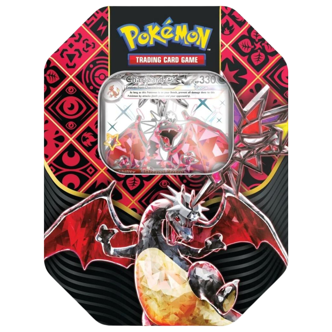 Paldean Fates Charizard EX Tin