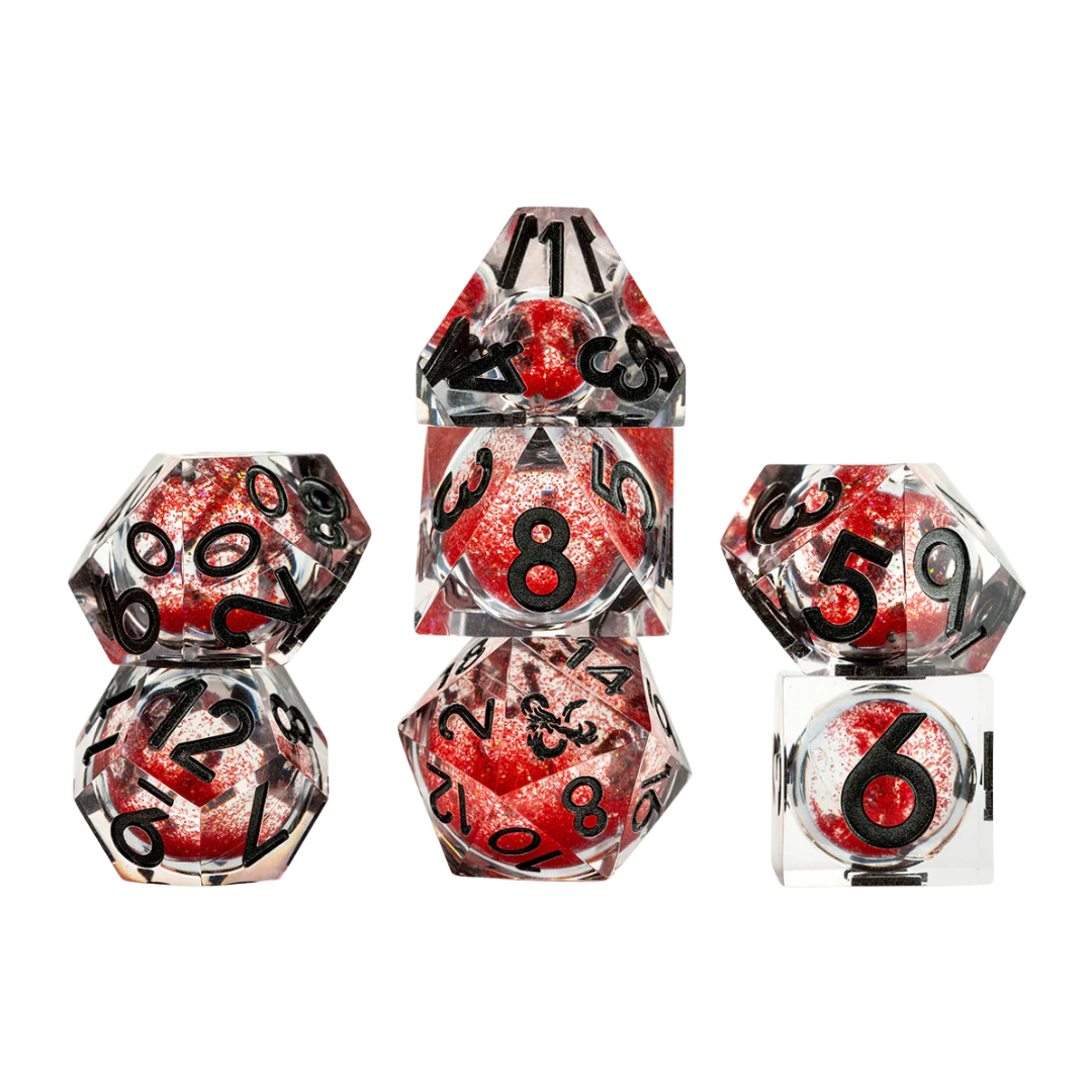 FanRoll Dungeons & Dragons Liquid Core Dragon Breath Dice Set
