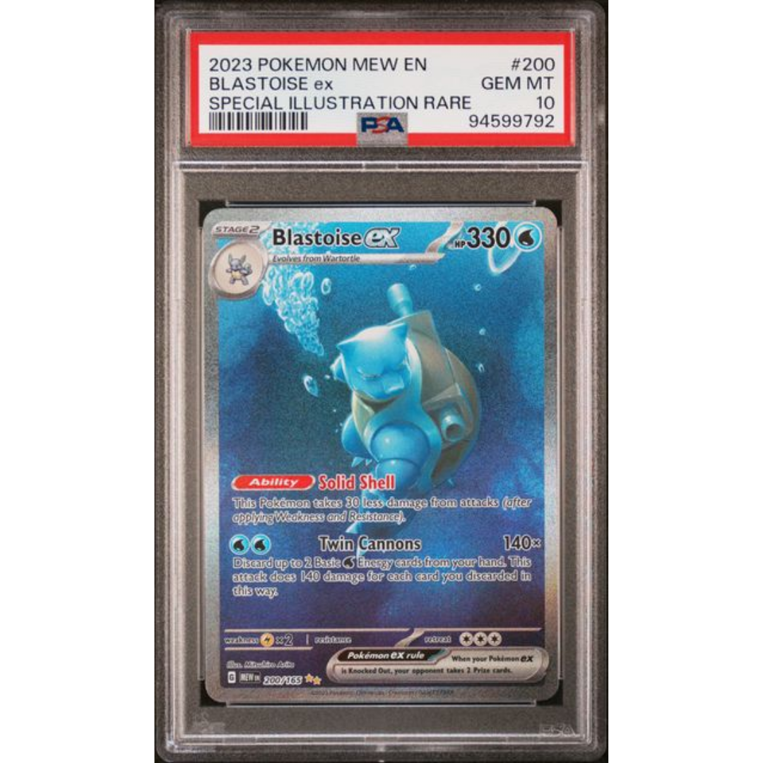 Blastoise ex 151 #200 PSA 10