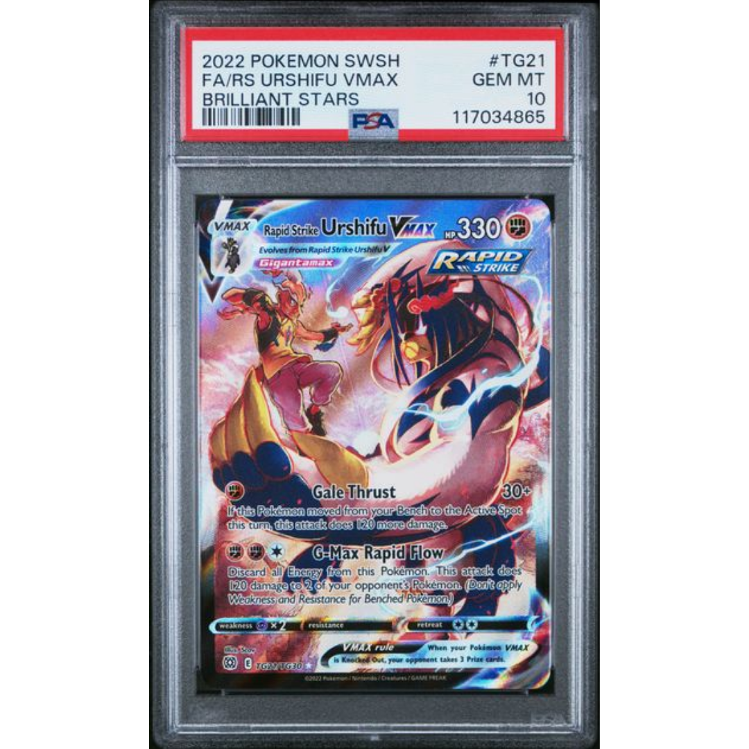 Rapid Strike Urshifu Brilliant Stars #TG21 PSA 10