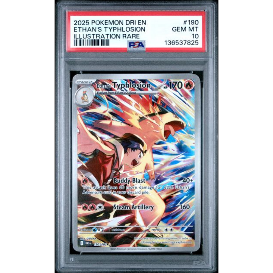 Ethan's Typhlosion Destined Rivals #190 PSA 10