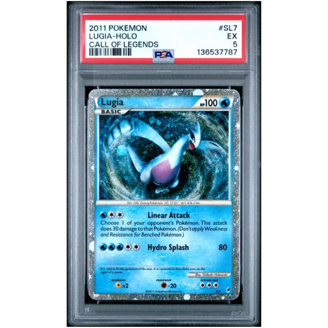Lugia Holo Call Of Legends #SL7 PSA 5