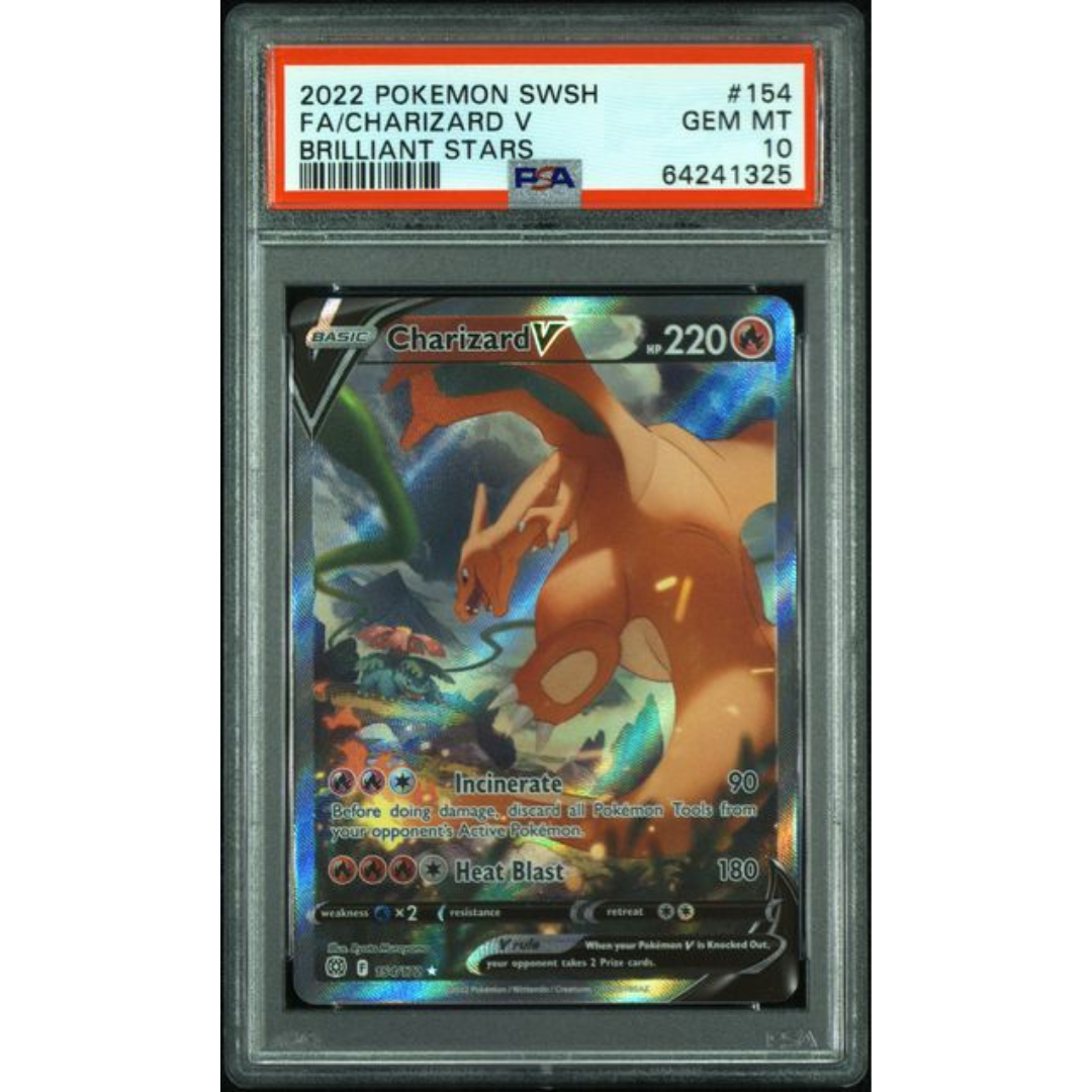 Charizard V Brilliant Stars #154 PSA 10
