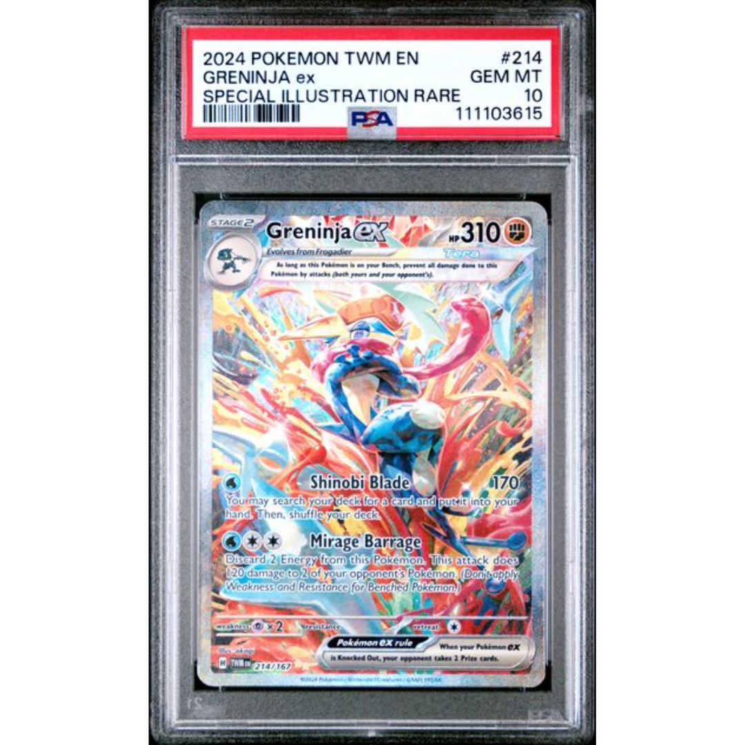 Greninja ex Twilight Masquerade #214 PSA 10