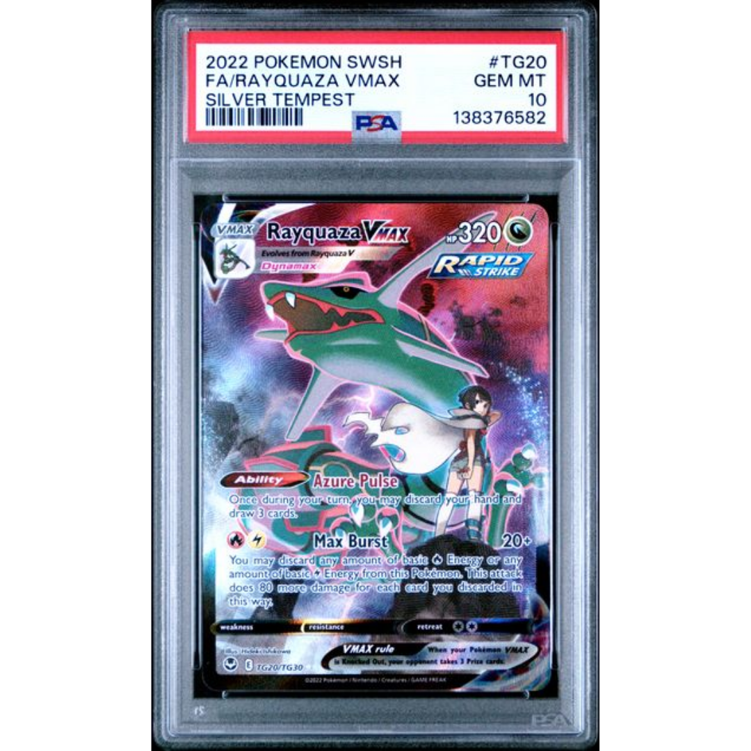Rayquaza VMAX Silver Tempest #TG20 PSA 10