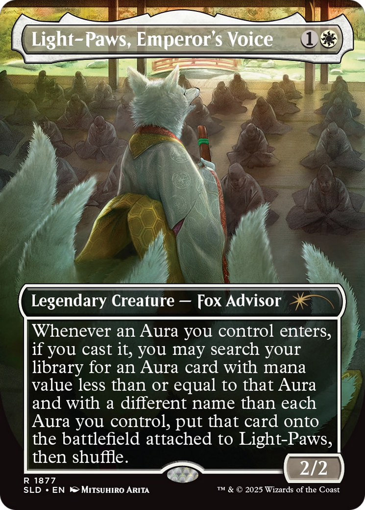 Light-Paws, Emperor's Voice (SLD-1877) - Secret Lair Drop (Borderless)