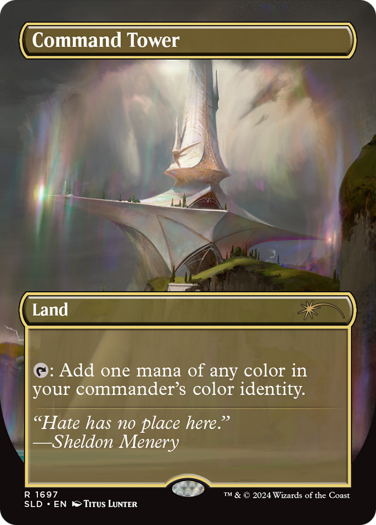 Command Tower (1697) (SLD-1697) - Secret Lair Drop (Borderless)