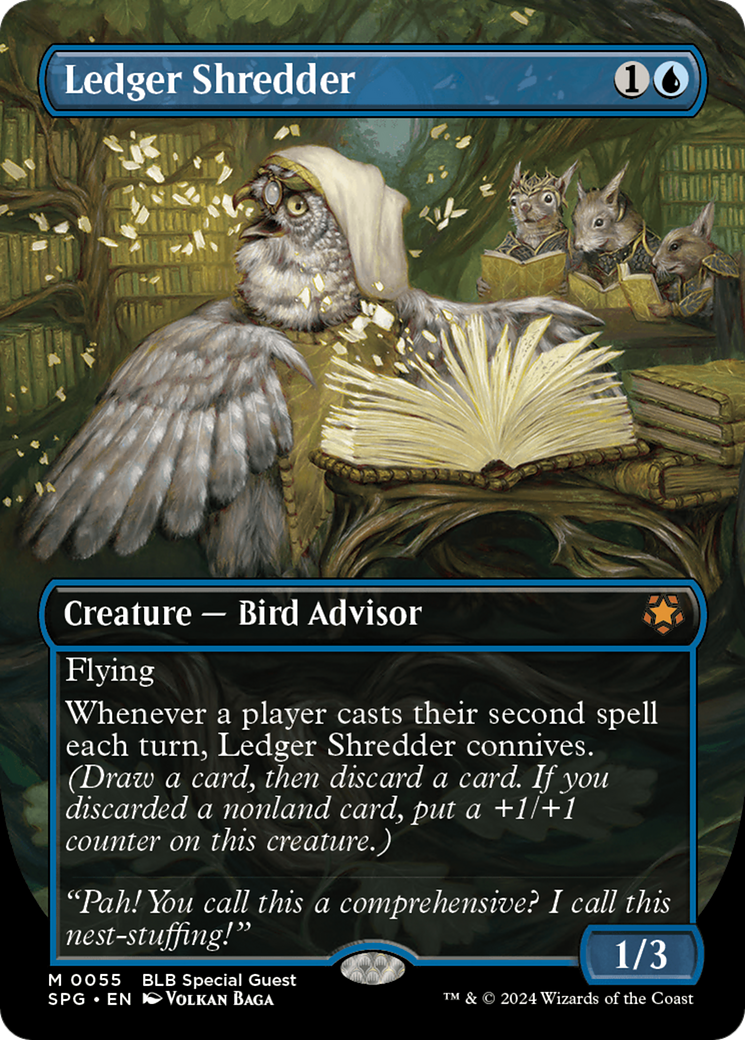Ledger Shredder (Borderless) (SPG-055) - Special Guests (Borderless) Foil
