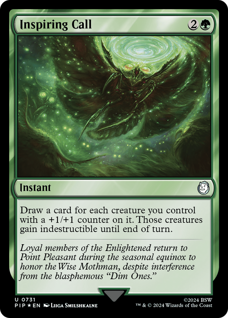 Inspiring Call (Surge Foil) (PIP-731) - Fallout Foil