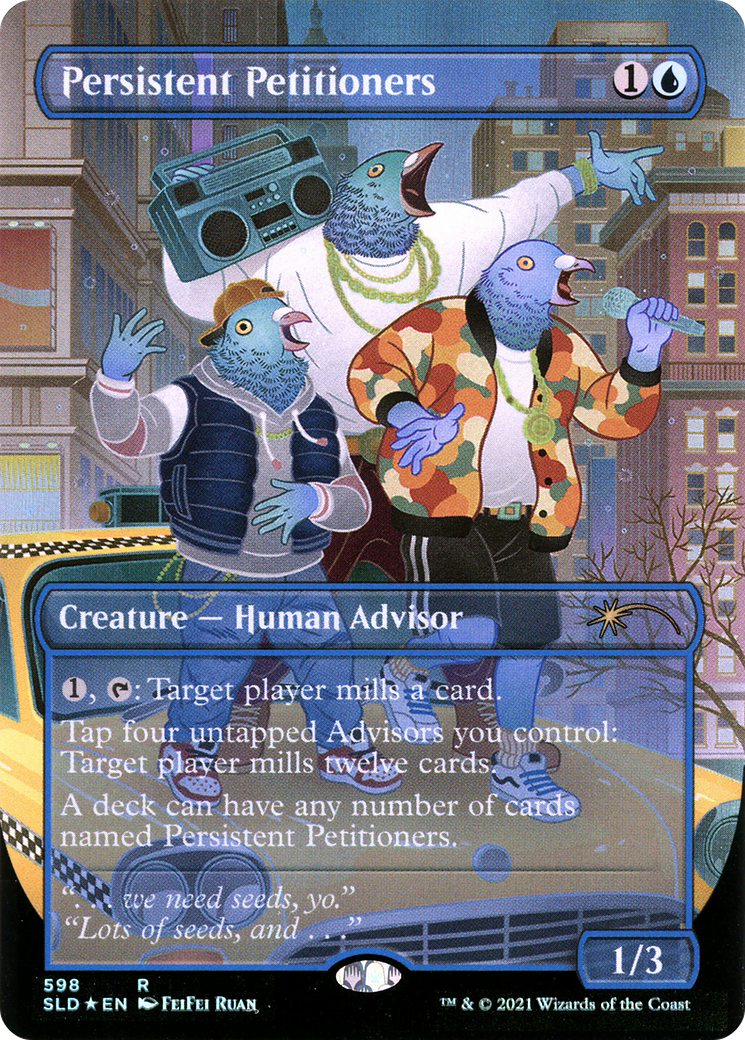 Persistent Petitioners (598) (SLD-598) - Secret Lair Drop (Borderless) Foil