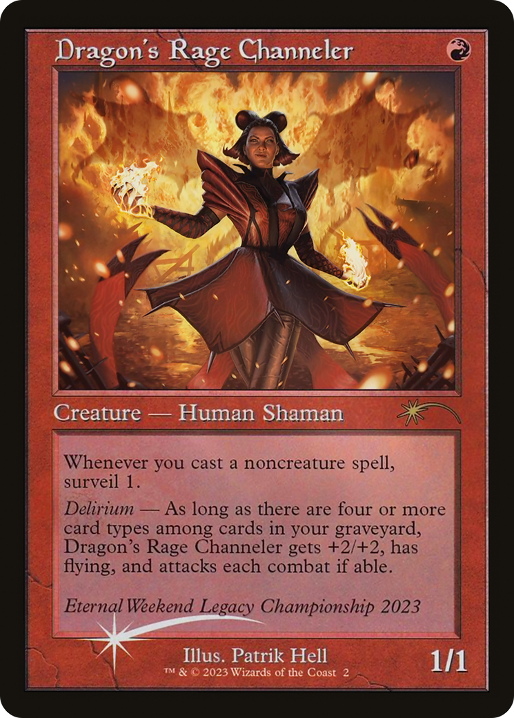 Dragon's Rage Channeler (Retro Frame) (Eternal Weekend 2023 Promo) (UMP-002) - Eternal Weekend Foil