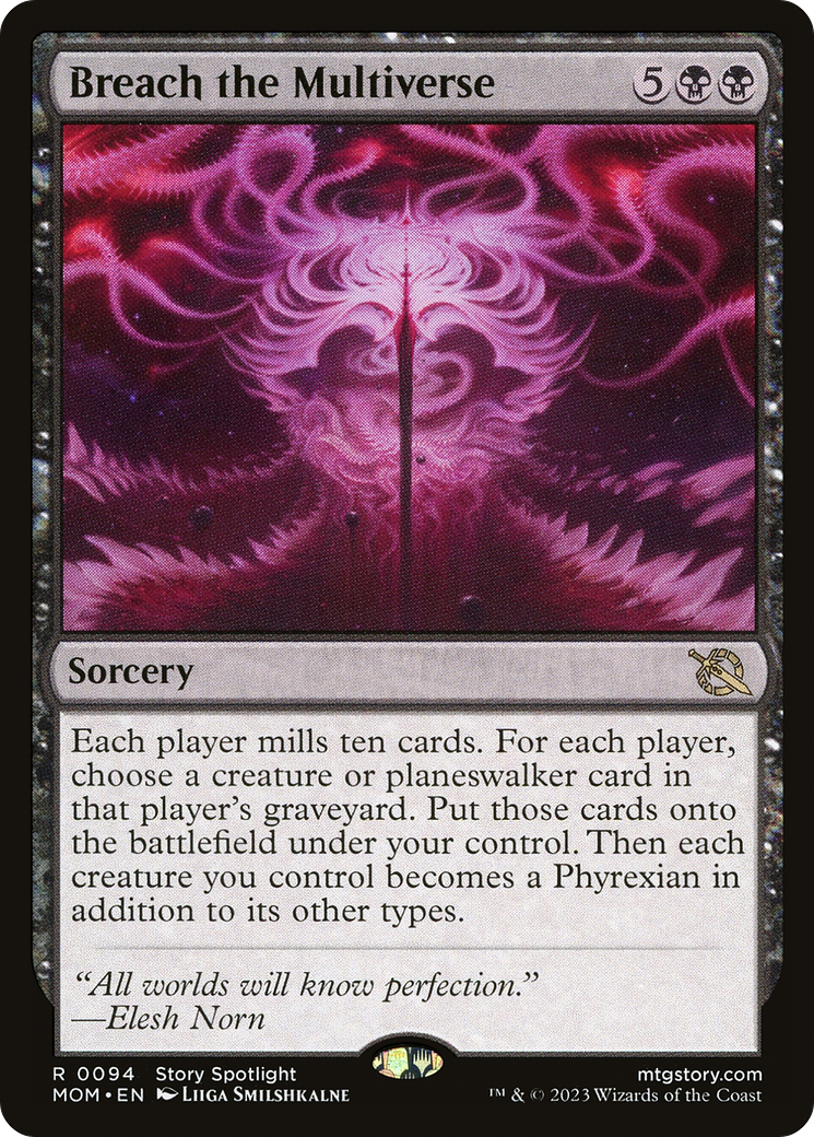 Breach the Multiverse (MOM-094) - March of the Machine Foil