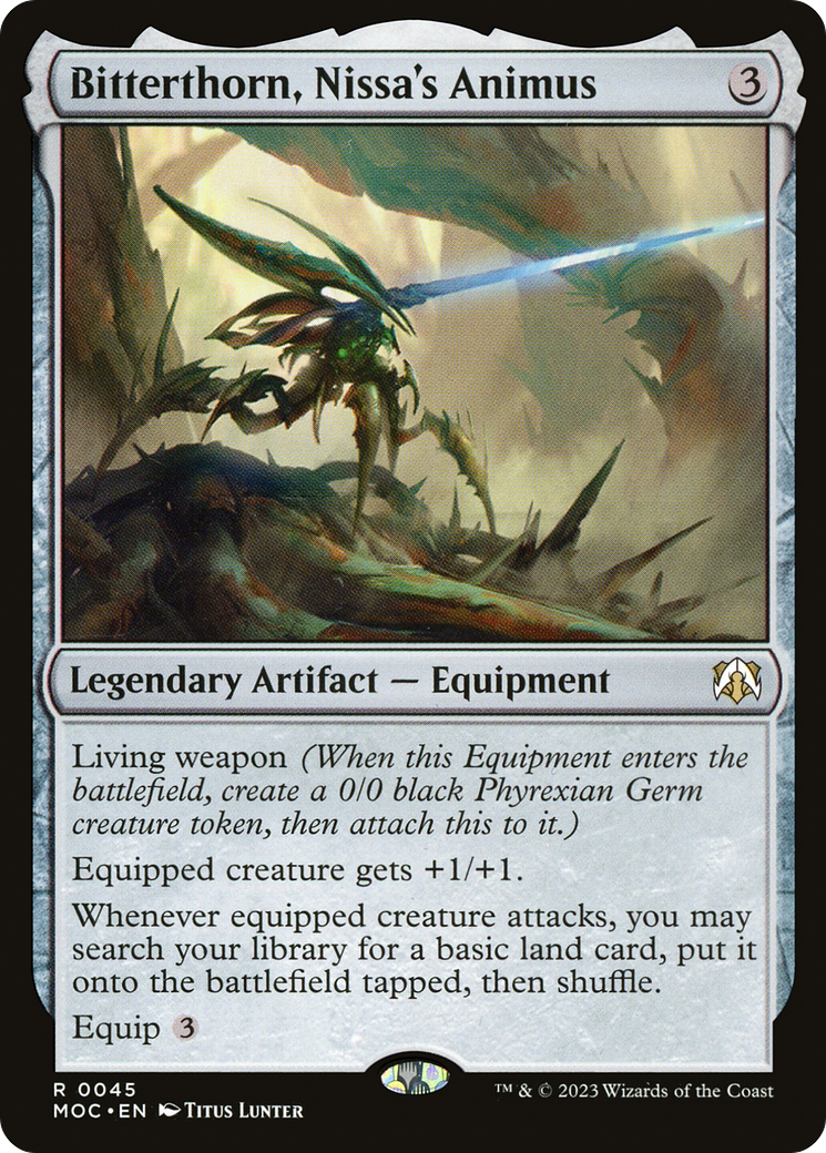 Bitterthorn, Nissa's Animus (MOC-045) - March of the Machine Commander