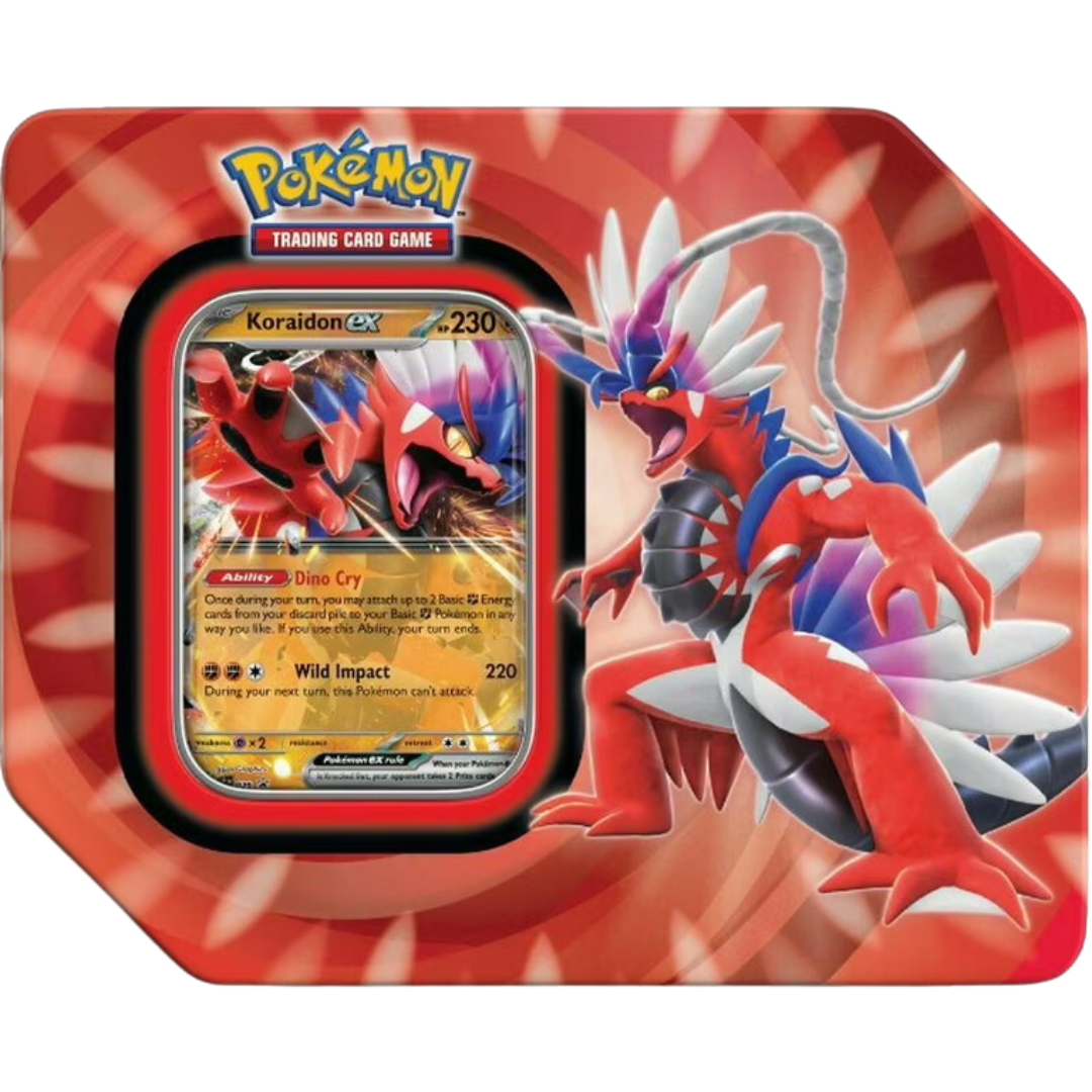 Paldea Legends Tin - Koraidon(5 Pack)